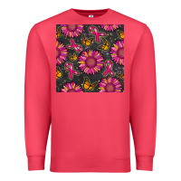 Cardinal breast cancer sunflower seamless pattern Premium Sweatshirt - BundleAndBundleShop