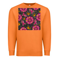 Carrot breast cancer sunflower seamless pattern Premium Sweatshirt - BundleAndBundleShop