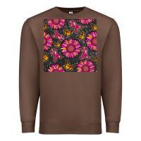 Chestnut breast cancer sunflower seamless pattern Premium Sweatshirt - BundleAndBundleShop