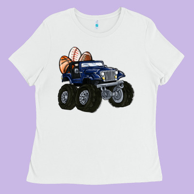 Easter Sports Ladies Tee Designed By Maliassmallbusiness