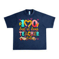100 Days Of Doing Teacher Stuff Urban Heavy Tee | Teevron