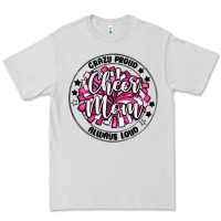 Dove Grey cheer mom Premium Tee - MaliasSmallBusiness