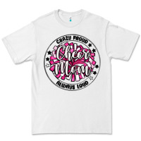 White cheer mom Premium Tee - MaliasSmallBusiness