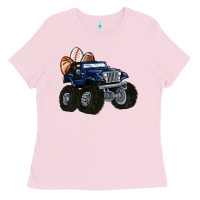 Bubblegum Pink easter sports Ladies Tee - MaliasSmallBusiness