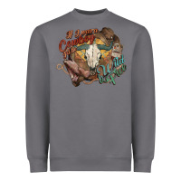 Storm Cowboy wild and free western Heavyweight Sweatshirt - HowdyJamesFarm