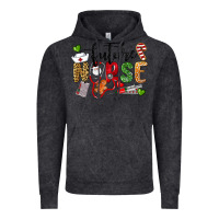 Vintage Black Chrismas future nurse Vintage Hoodie - LillyAllenDesigns