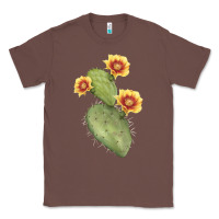 Chestnut Opuntia Phaeacantha Cactus Classic Tee - LillyAllenDesigns