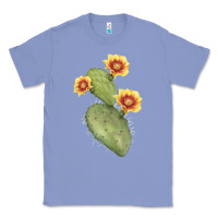 Colony Blue Opuntia Phaeacantha Cactus Classic Tee - LillyAllenDesigns