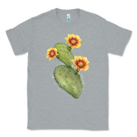 Heather Grey Opuntia Phaeacantha Cactus Classic Tee - LillyAllenDesigns