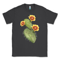 Smoke Opuntia Phaeacantha Cactus Classic Tee - LillyAllenDesigns