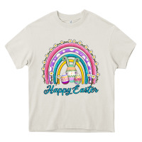 Cream easter egg bunny rainbow Heavy Core Tee - AdoDesignShop