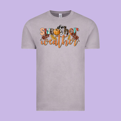 Sweather Weather Vintage Tee Designed By Lillyallendesigns