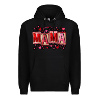 Black Pink leopard mama Premium Hoodie - FaDigitalArtStudio
