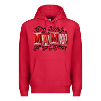 Cardinal Pink leopard mama Premium Hoodie - FaDigitalArtStudio