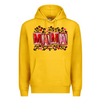 Lemon Pink leopard mama Premium Hoodie - FaDigitalArtStudio