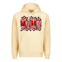 Pina Colada Pink leopard mama Premium Hoodie - FaDigitalArtStudio