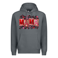 Rock Pink leopard mama Premium Hoodie - FaDigitalArtStudio