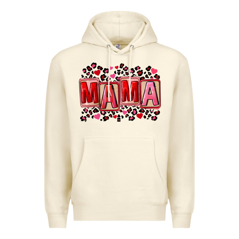 Pink Leopard Mama Premium Hoodie by FaDigitalArtStudio | Teevron