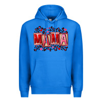 True Royal Pink leopard mama Premium Hoodie - FaDigitalArtStudio