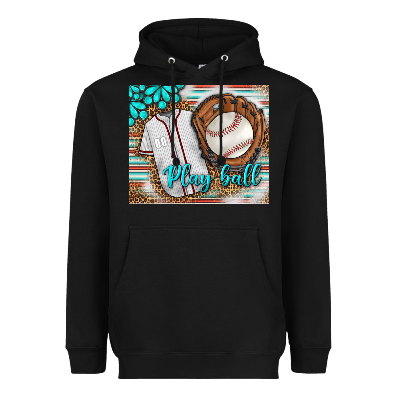 Baseball Play Ball With Leopard Mousepad Heavyweight Hoodie by BundleAndBundleShop | Teevron