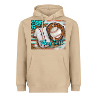 Mushroom Baseball Play Ball With Leopard Mousepad Heavyweight Hoodie - BundleAndBundleShop