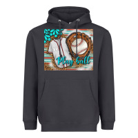 Smoke Baseball Play Ball With Leopard Mousepad Heavyweight Hoodie - BundleAndBundleShop