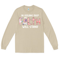 Mushroom Oceans Deep My Faith Will Stand Long Sleeve Tee - Bettercallsaul
