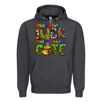 Smoke Who needs luck when you are this cute Zipper Hoodie - OliviaCreatesArt