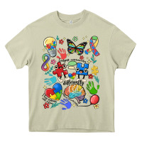 Mossy somebody's loud & proud autism mama Heavy Core Tee - MaliasSmallBusiness