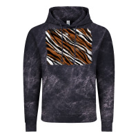 Cloud Black Tiger zebra background Vintage Hoodie - RanaPortraitStore