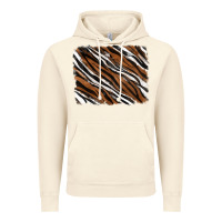 Vintage Artic Tiger zebra background Vintage Hoodie - RanaPortraitStore