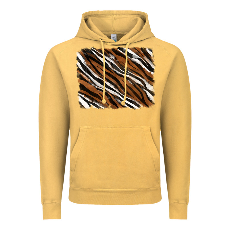 Tiger Zebra Background Vintage Hoodie by RanaPortraitStore | Teevron
