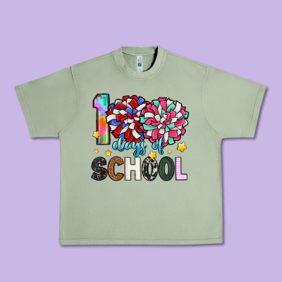 100 Days Of School Urban Heavy Tee Designed By Artiststas