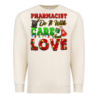 Sandshell pharmacist do it with care and love christmas Premium Sweatshirt - FaDigitalArtStudio