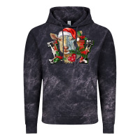 Cloud Black Joy Christmas Goat Vintage Hoodie - LillyAllenDesigns