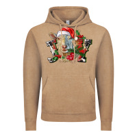 Vintage Coffee Joy Christmas Goat Vintage Hoodie - LillyAllenDesigns