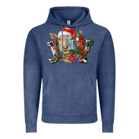 Vintage Denim Joy Christmas Goat Vintage Hoodie - LillyAllenDesigns