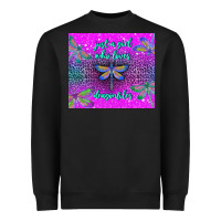 Black just a girl who loves dragonfiles Heavyweight Sweatshirt - TumblerDesignByShophia