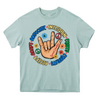 Arona advocate inclusion equity equality accept adapt Heavy Core Tee - MaliasSmallBusiness