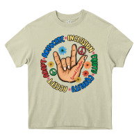 Mossy advocate inclusion equity equality accept adapt Heavy Core Tee - MaliasSmallBusiness