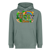 Sage one lucky nurse Heavyweight Hoodie - FaDigitalArtStudio