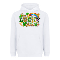 White one lucky nurse Heavyweight Hoodie - FaDigitalArtStudio