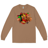 Toasted Coconut Juneteenth sneaker and heel afro woman Long Sleeve Tee - RanaPortraitStore