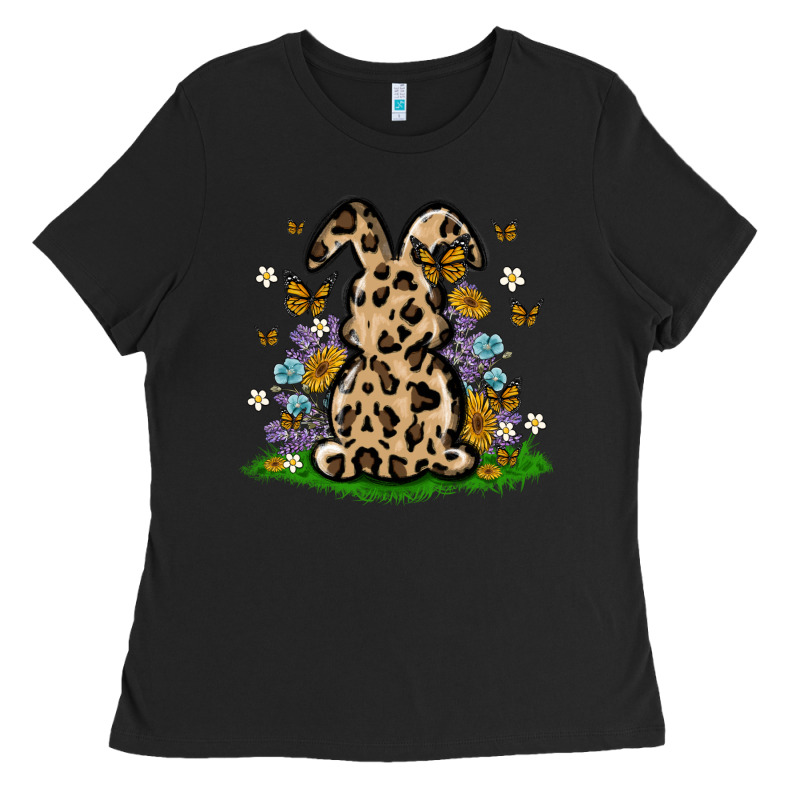 Western Floral Bunny Ladies Tee by MaliasSmallBusiness | Teevron