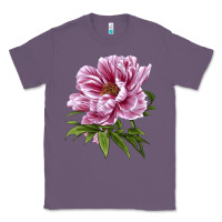 Lavender Peony Flower Illustrations Classic Tee - LillyAllenDesigns