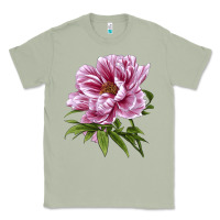 Matcha Peony Flower Illustrations Classic Tee - LillyAllenDesigns