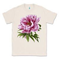 Natural Peony Flower Illustrations Classic Tee - LillyAllenDesigns