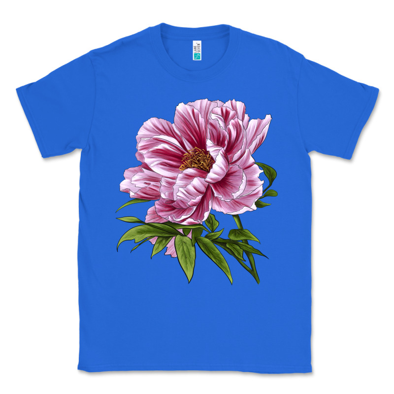Peony Flower Illustrations Classic Tee by LillyAllenDesigns | Teevron