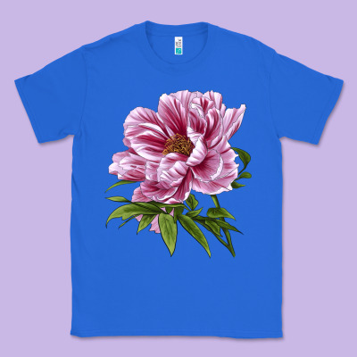 Peony Flower Illustrations Classic Tee Designed By Lillyallendesigns