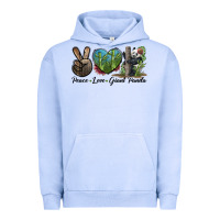 Pigment Grape Ice Peace Love Giant Panda Urban Hoodie - LillyAllenDesigns